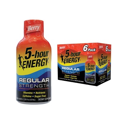 5 Hour Energy Shot - Berry - 6ct