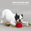 Nocciola 3 PCS Finger Food Dog Toy Set,Christmas gift,Cute Hide and Seek Plush Dog Toys,Squeaky and Crinkle Enrichment Toys for Small to Medium Dogs - 4 of 4