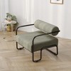 Iron Sofa Chair Lazy Individual Chair Balcony Leisure Chair for Living Room - 3 of 4