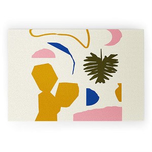 Grace Simple Garden Looped Vinyl Welcome Mat - Society6 - 1 of 4