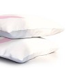 Deny Designs Standard April Lane Art Block Pink Monogram J Microfiber Printed Pillow Sham - 3 of 3