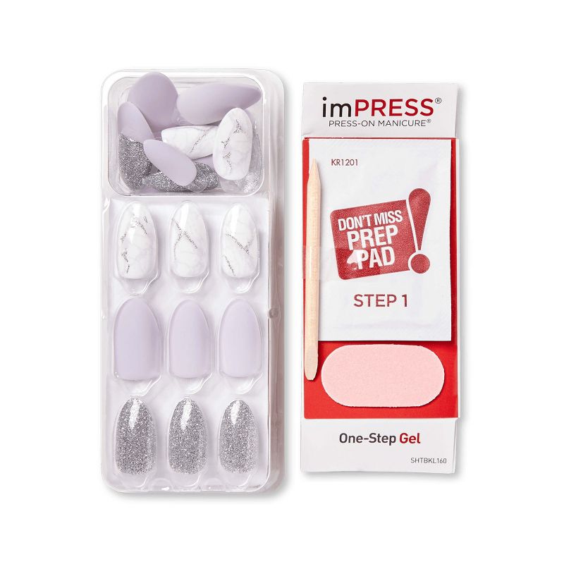 Kiss imPRESS Press-On Manicure Medium Length Fake Nails - Climb Up - 30ct, 4 of 16
