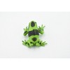 Collectible Wildlife Gifts | Poison Dart Frog, Green and Black, Hand Painted, Amphibian, Hard Rubber, Rainforest Frog,  Toy, Gift,  2"  F024 B37 - 4 of 4