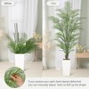 4FT Faux Areca Palm Plants Fake Palm Tree w/ 44 Realistic Trunks & Full Lifelike Palm Leaves Artificial - 4 of 4