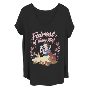 Women's Snow White and the Seven Dwarfs Fairest Princess T-Shirt - 1 of 4