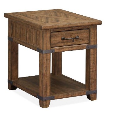 Magnussen Home T4717 Chesterfield Rectangular End Table