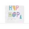 C&F Home "Hip Hop" Easter Bunny Rabbit Carrot Embroidered Cotton Flour Sack Kitchen Dishtowel - 3 of 4