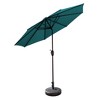 WestinTrends 9 Ft Outdoor Patio Market Table Umbrella with Bronze Round Base - 2 of 4
