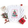 Merry & Bright Bow Tree - Women's Graphic Sweatshirt - 2 of 4