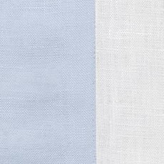 light blue and white
