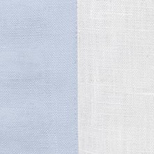 light blue and white