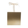 Transpac Wood 6.5 in. Off-White Christmas Cross Block Ornament - 3 of 4