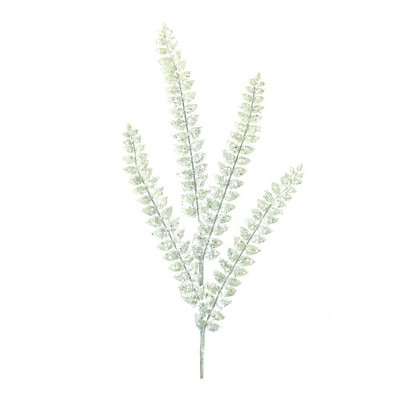 Melrose Glittered Fern Spray (Set of 24)