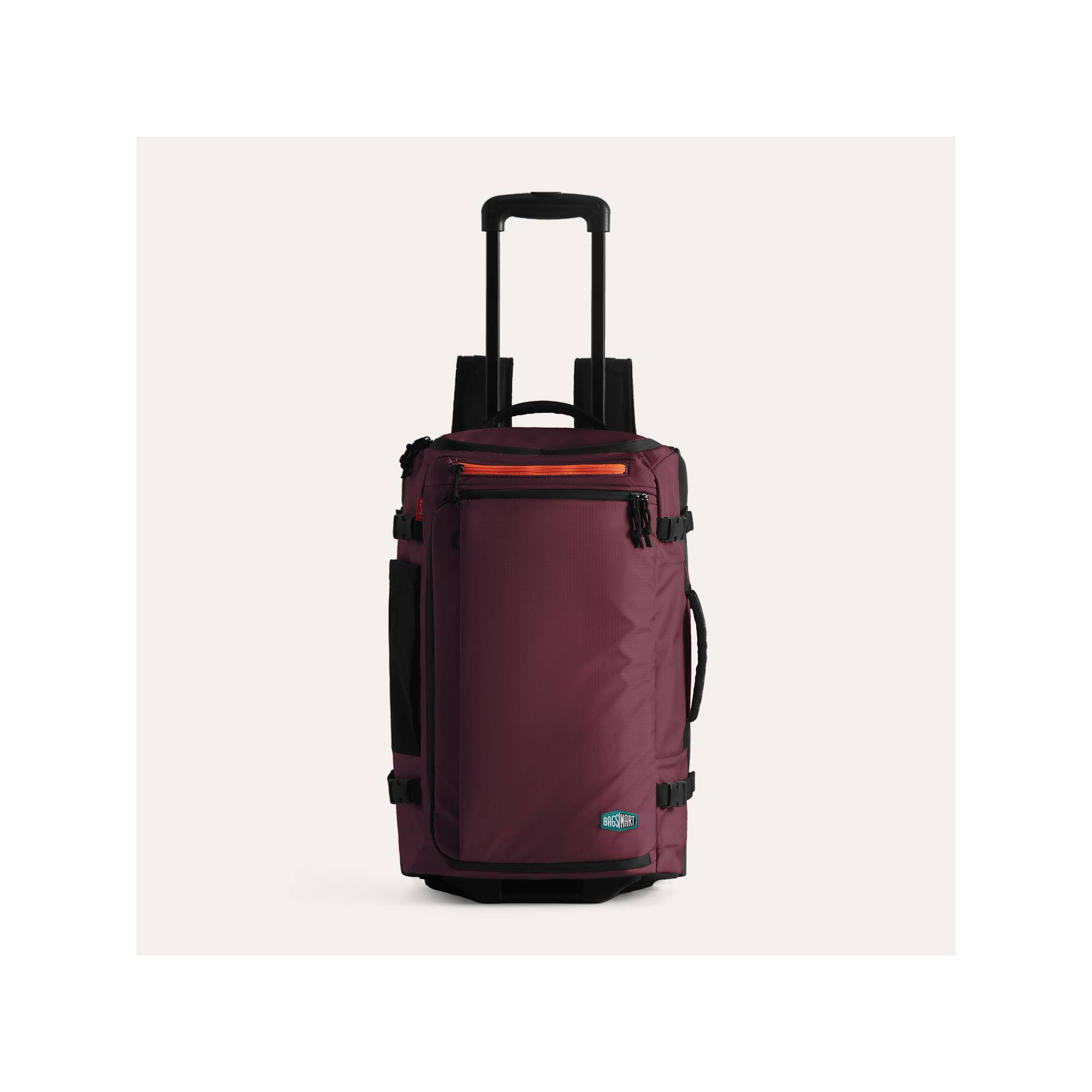 Bagsmart Blast 43L Roller Travel Backpack - Red Currant
