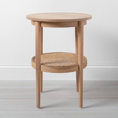 Wood & Cane Round Accent Table - Hearth & Hand™ with Magnolia