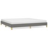 vidaXL Contemporary King Bed Frame, Dark Gray Fabric, Modern Design, Engineered Wood, Plywood - 3 of 4