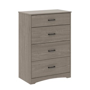 GlasFlength Decorative Storage Cabinets Drawer Chest Simple Clean Style Stores Sundries Easily Fits Living Room Hallway, Brown, 27.56"*15.59"*39.09" - 1 of 4