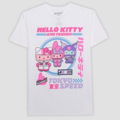 Men's Sanrio Hello Kitty Short Sleeve Graphic T-Shirt - White L