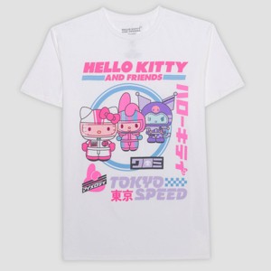 Men's Sanrio Hello Kitty Short Sleeve Graphic T-Shirt - White - 1 of 3