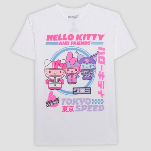 Men's Sanrio Hello Kitty Short Sleeve Graphic T-Shirt - White - image 1 of 3