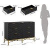 Nasitip 7 Drawer Dresser for Bedroom, Modern Chest of Drawers for Closet with Deep Drawers, Long Wooden Dresser for Living Room - 2 of 4