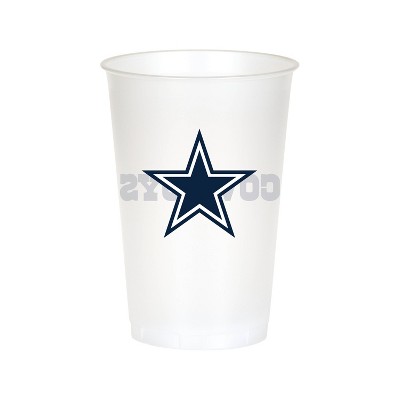 20oz 24ct Dallas Cowboys Football Reusable Cups
