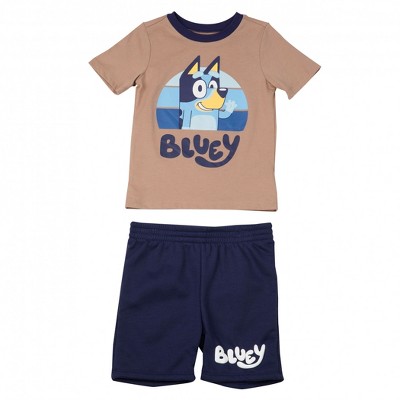 Kids Bluey  Shirt and Shorts 2-Piece Set