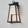 Maxim Lighting Shutters 1 - Light Wall Light in  White/Black - 2 of 3