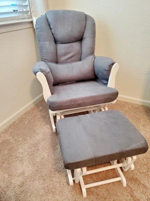 Storkcraft tuscany custom glider and online ottoman