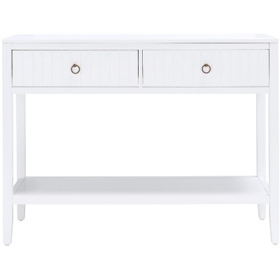 Tegan 2 Drawer Console Table - CNS5001A - White - Safavieh