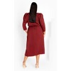 Women's Plus Size Aubree Dress - cabernet | CITY CHIC - 4 of 4