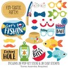 Big Dot of Happiness Let's Go Fishing - Fish Themed Birthday Party or Baby Shower Photo Booth Props Kit - 20 Count - 2 of 4