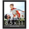 PosterPalooza | Photo Size Decor Black Picture Frame - UV Acrylic, Foam Board Backing, Hanging Hardware - 2 of 4