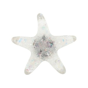 Unique Bargains Magnetic Fridge Magnet Irregular Shape Large Crystal Sea Star 1 Pc - 1 of 3