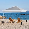 Yaheetech 13X13 ft Portable Pop-Up Canopy with Adjustable Height and Ground Anchors & Guy Lines - 2 of 4