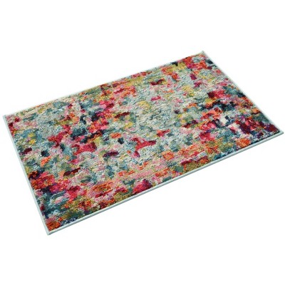 Chromatic Multi-Color Abstract 8' x 10' Synthetic Area Rug