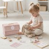ZICOTO Wooden Doctor Play Set for Toddlers – Durable Pretend Medical Kit for Kids 3–5 with Safe, Realistic Tools and a Carrying Case - 4 of 4