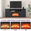 Fireplace TV Stand for TVs up to 80 Inches, Entertainment Center with Storage Drawers & Cabinets for Living Room - 2 of 4