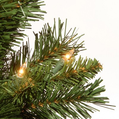 Majestic Fir Tabletop Christmas Tree with Multicolor LED Lights