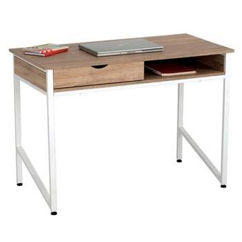Steel Writing Desk in Brown- Safco