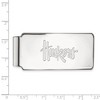 Black Bow Jewelry 14k White Gold Nebraska Cornhuskers NCAA Money Clip - 2 of 3