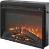NAYSAYE Indoor Fireplace Insert Realistic Flame Log Display for Living Room, Black, 23.98"*5"*18.07" - 3 of 4