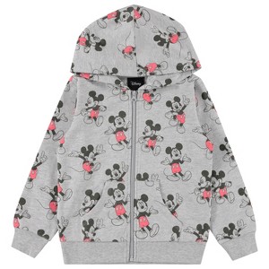 Boys Toddler Mickey Mouse Hoodie - Mickey Mouse Classic Toddler Boys Zip Hoodie - 1 of 1