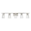 Livex Lighting Cityview 5 - Light Vanity in  Brushed Nickel - 4 of 4