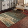 Lola Distressed Abstract Rug Blue/Brown - 2 of 4