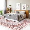 Vintage Boho Printed Area Rugs for Living Room,Stain Resistant Washable Rug,Large Soft Low Pile Carpet for Bedroom/Dining Room - 3 of 4