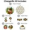 Big Dot of Happiness Forest Hedgehogs - Woodland Birthday Party & Baby Shower Paper Charger & Table Decorations Chargerific Kit Setting for 8 - 3 of 4