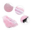Unique Bargains Universal Bicycle Motorcycle Helmet Decoration Accessory White Pink 1 Pair - 4 of 4