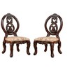 CAVINAS 23" Chateau De Ville Dining Chairs,Set of 2,Luxury Traditional Chairs with/without Armrest,Formal Dining Room Chairs,Vintage,Oval Backrest - 2 of 4