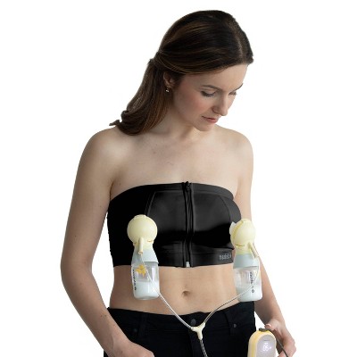 Hands-free™ Pumping Bustier - X-Large Black - Redhawk Medical